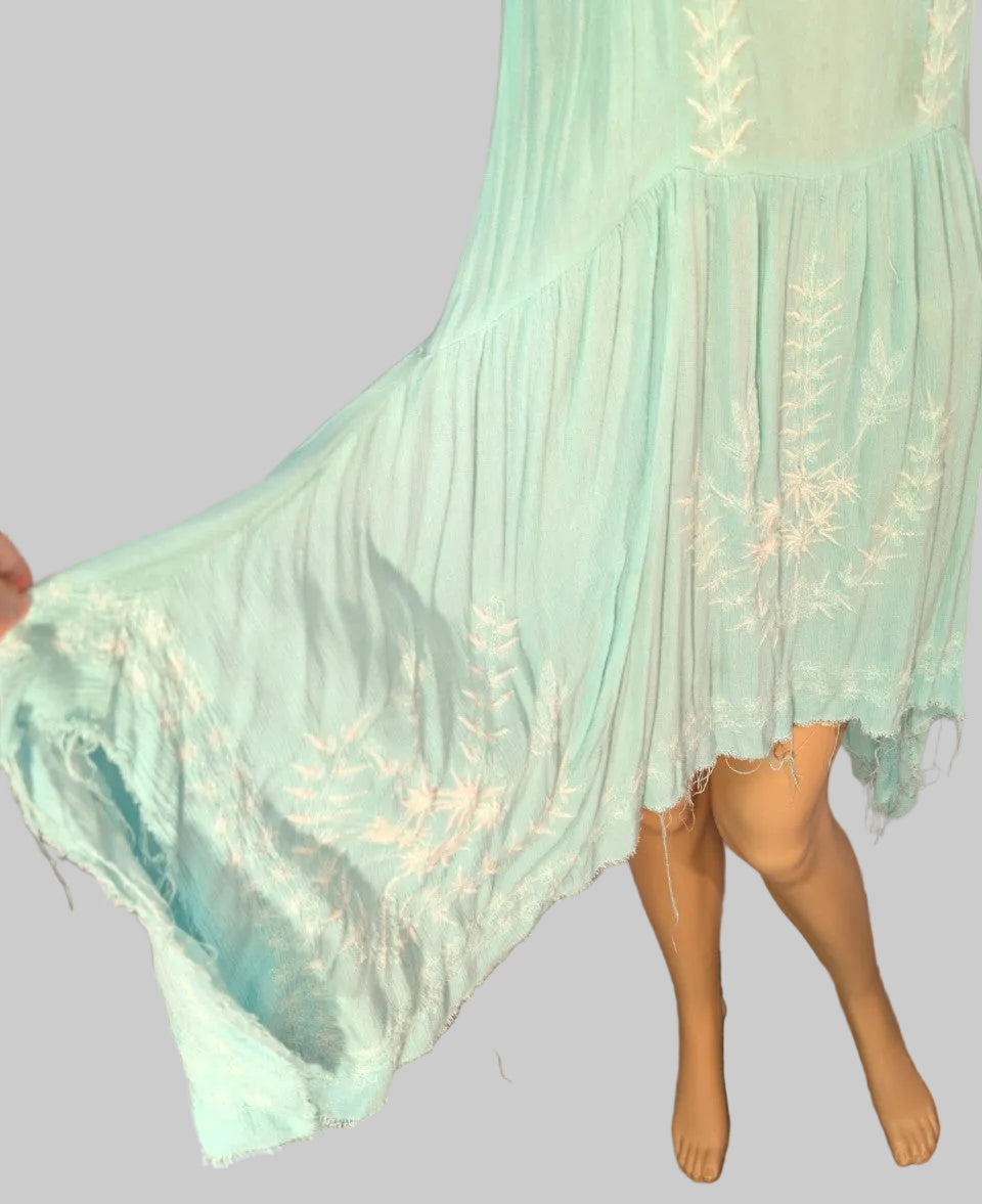 Free People Meadows Of Medallion Slip Dress